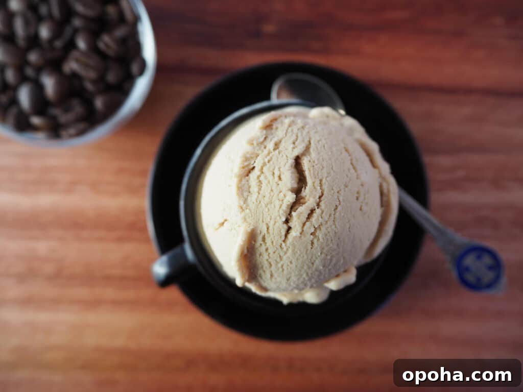 No churn coffee ice cream