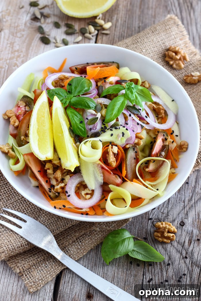 Shaved Zucchini Salad with Walnuts Photos