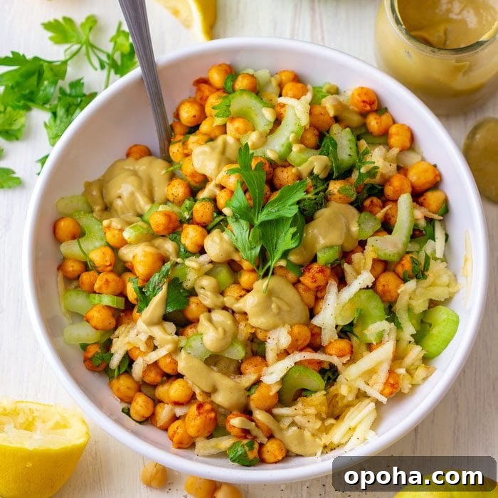 Homemade Apple Chickpea Salad